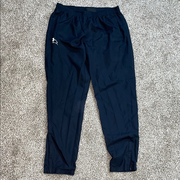 💜Under Armour Navy Mesh Track Pants - Picture 1 of 3